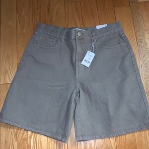 NWT Olive Green Bermuda Shorts